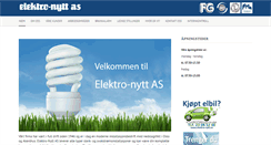 Desktop Screenshot of elektro-nytt.no